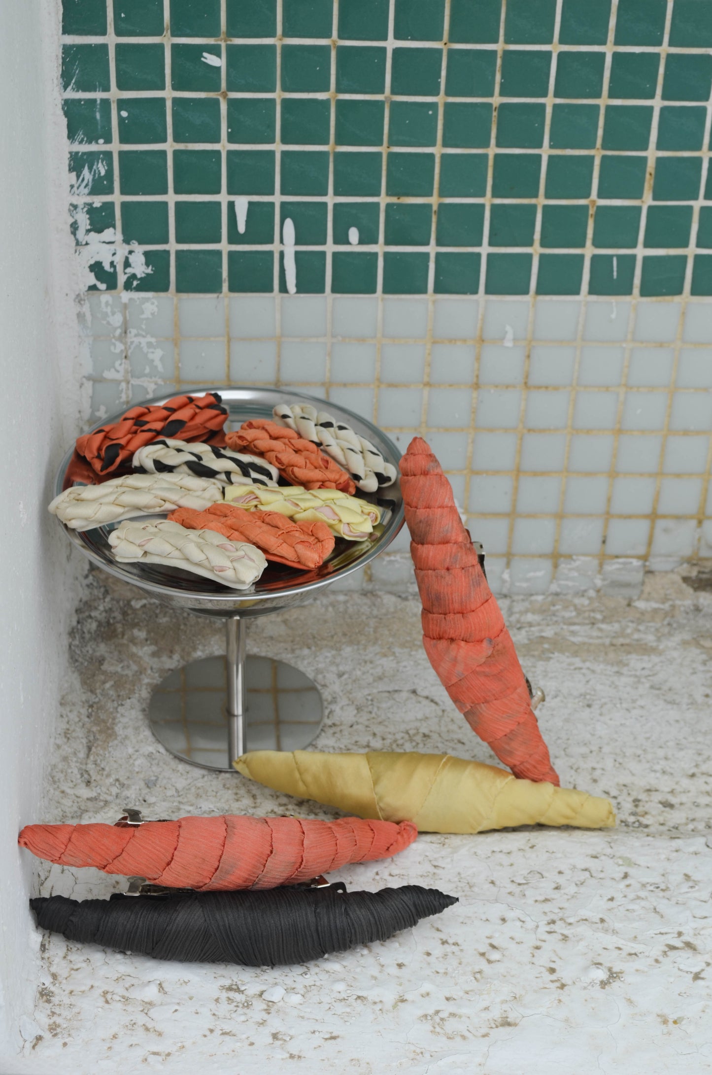 Boogie Bloom, Joyful Rosceate Satin Hair Clip