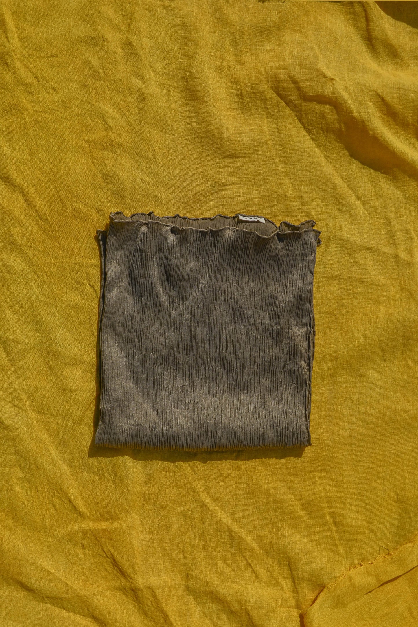 Flowing Grey – Pure Silk Scarf