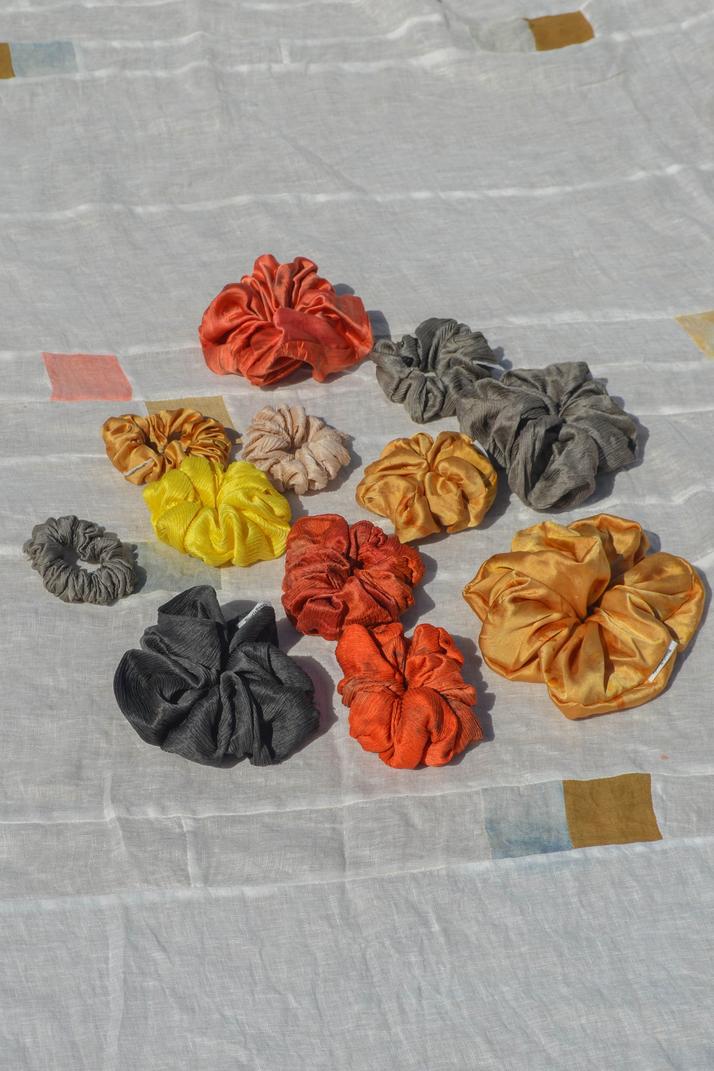 Gold Lover Joyful Silk Scrunchie