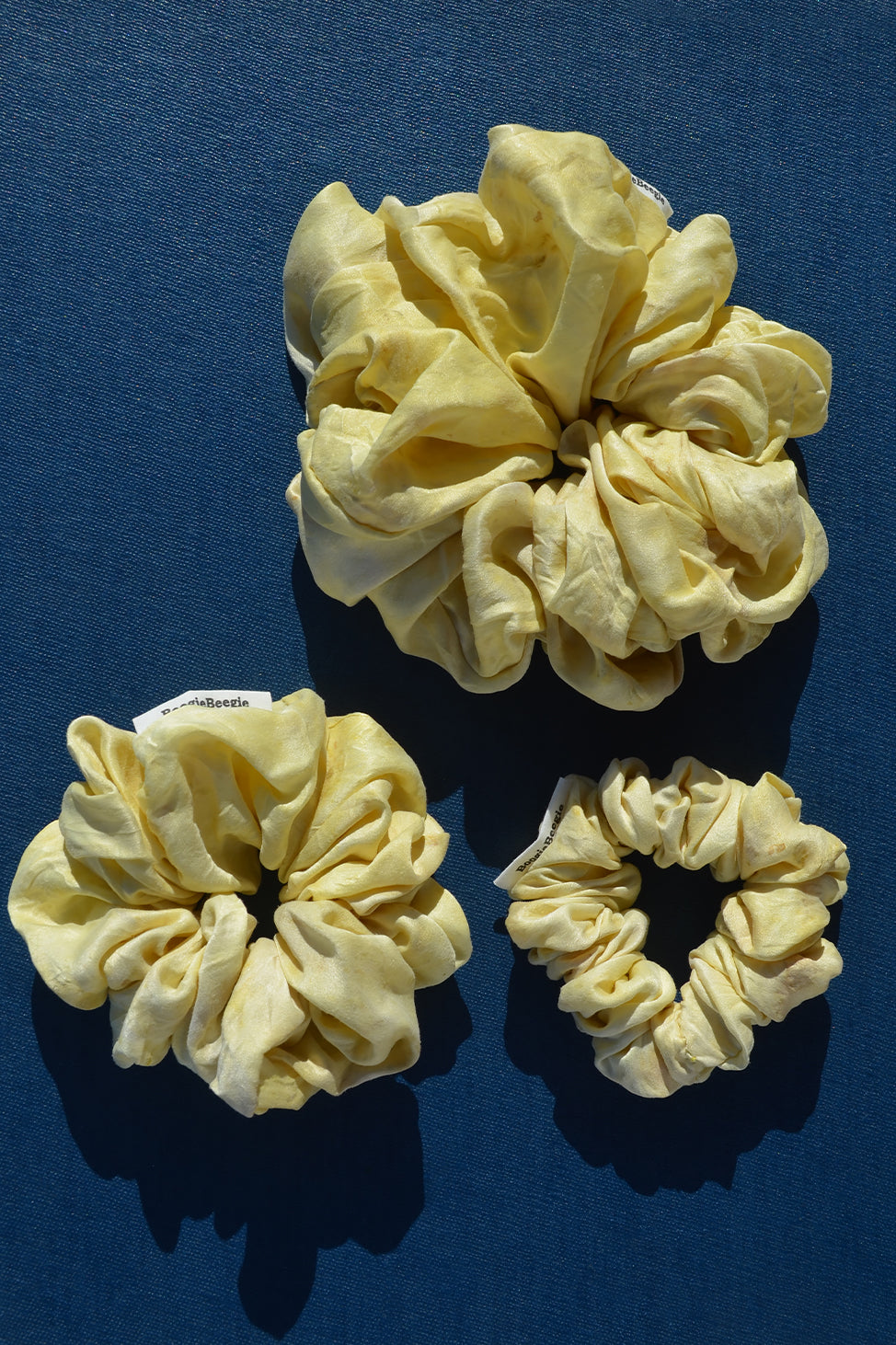 Joyful Butter Yellow Lover Silk Scrunchie