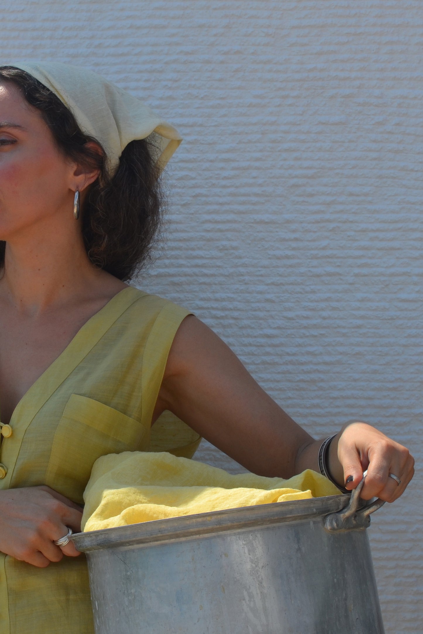 Light Yellow Beauty Bandana