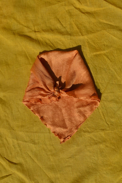 Flowing Vine Orange – Pure Silk Scarf