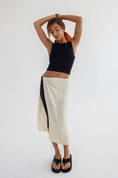 Beige&Cream Lover Silk Scarf 90X90cm