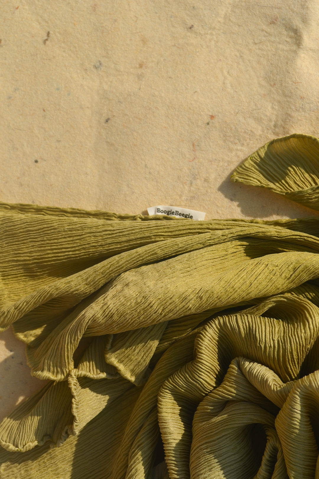 Chartreuse Flow Silk Scarf, 90X90cm