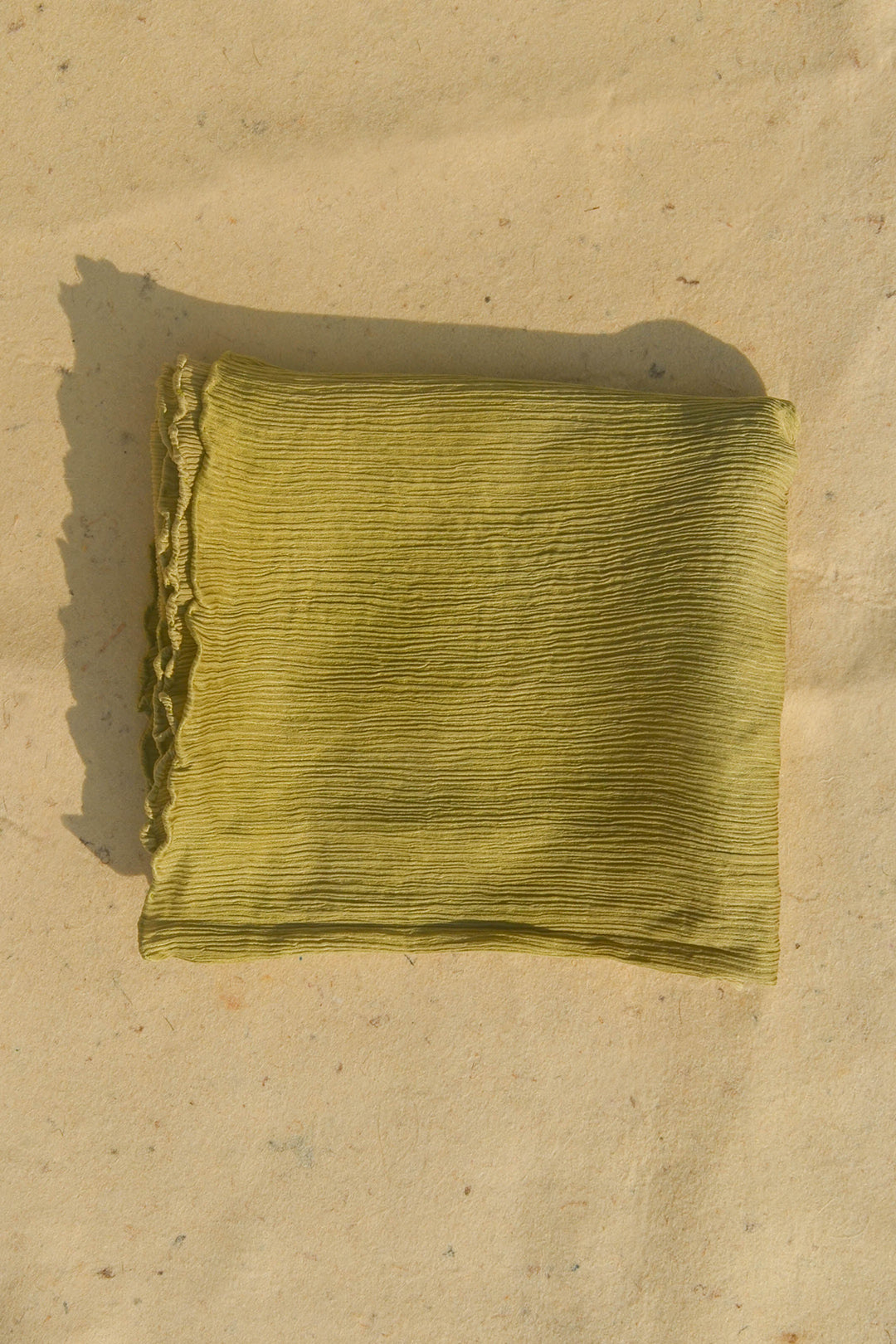 Chartreuse Flow Silk Scarf, 90X90cm