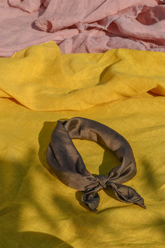 Lover Grey – Pure Silk Scarf