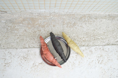 Boogie Bloom, Grey Satin Hair Clip