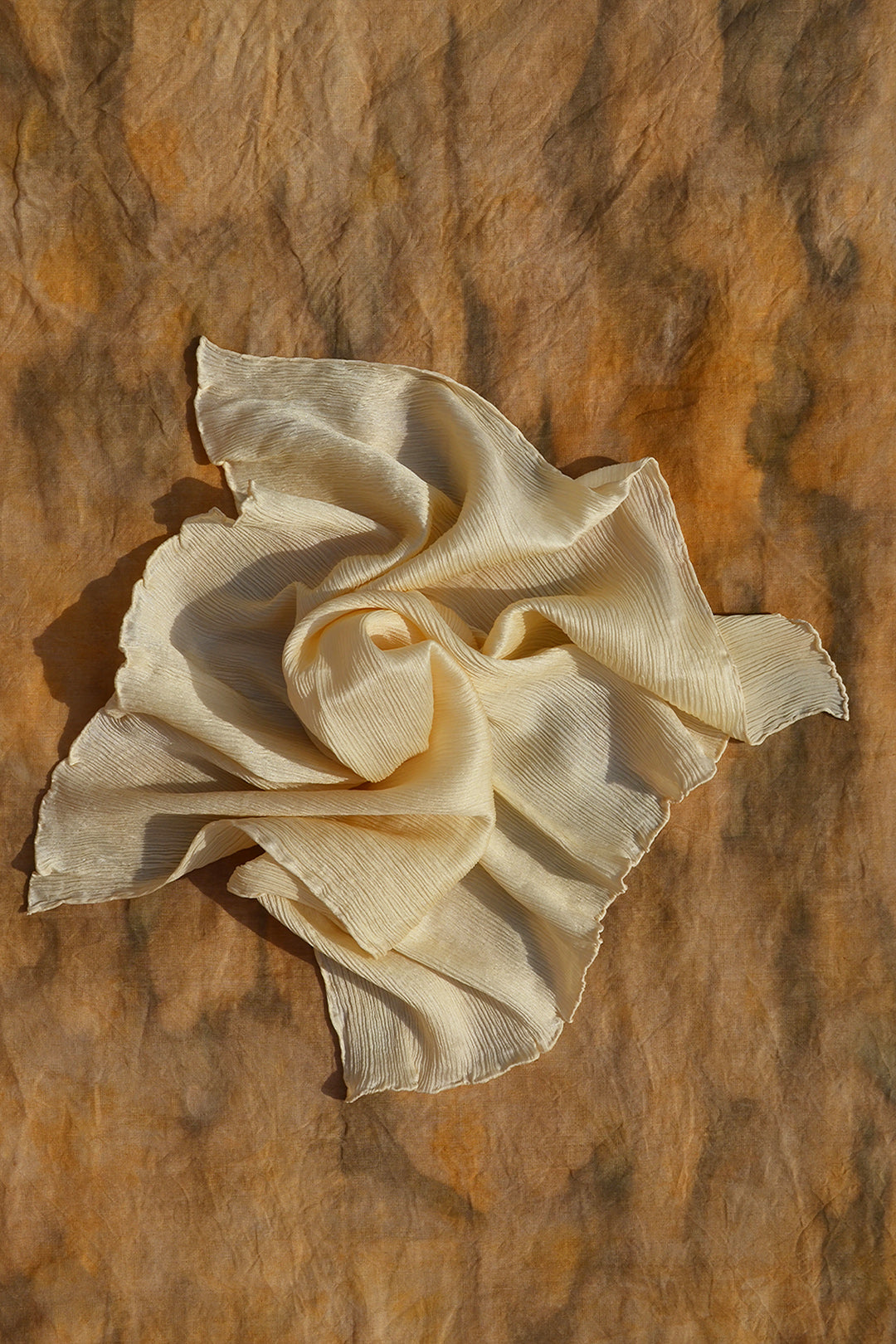 Flowing Marshmallow – Pure Silk Scarf