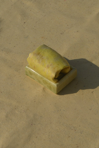 Joyful Lemon Yellow Lover Silk Scarf 90x90cm