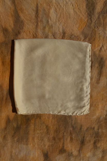 Beige&Cream Lover Silk Scarf