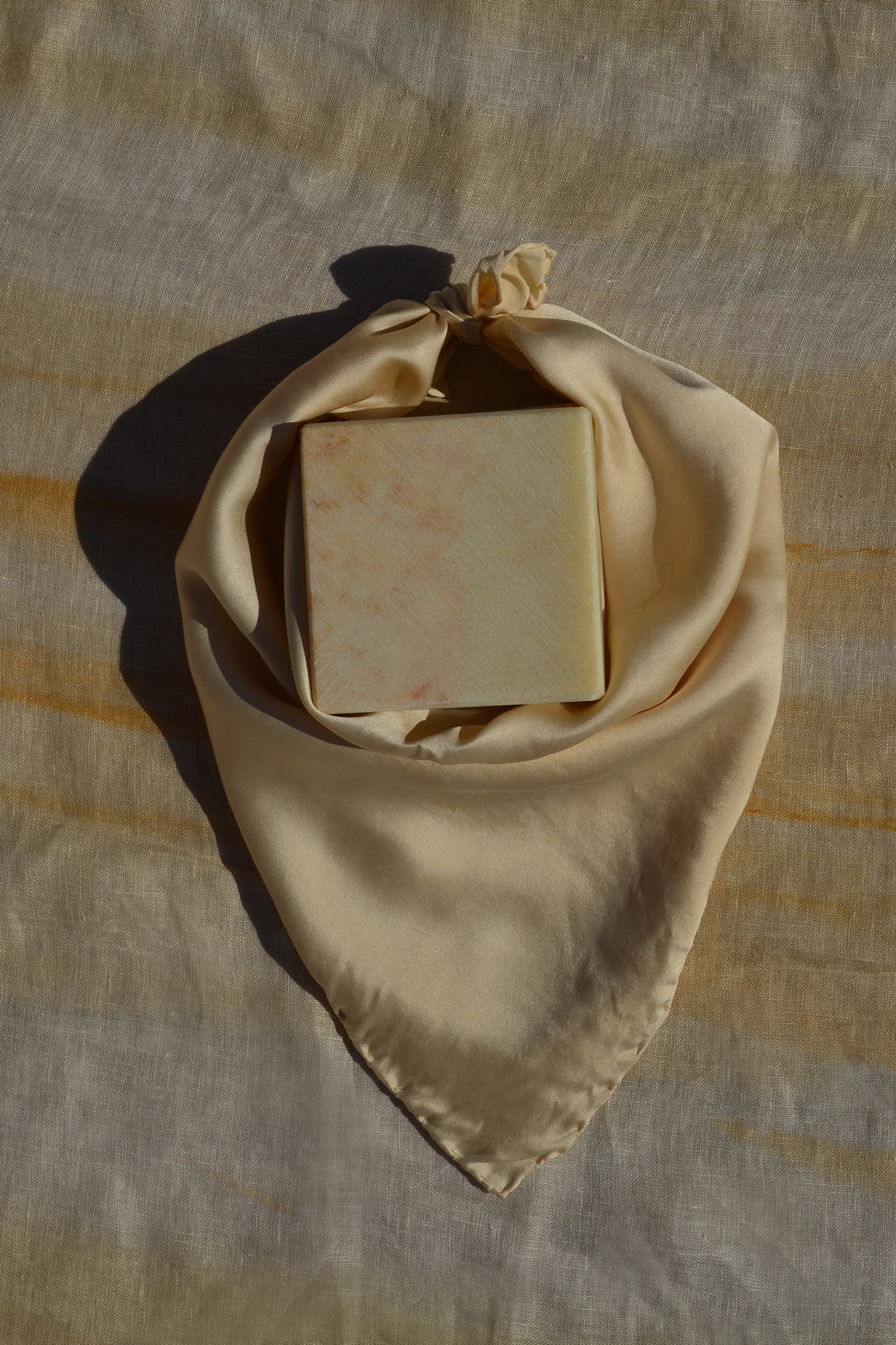 Beige&Cream Lover Silk Scarf