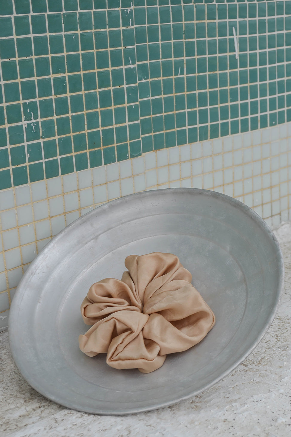 Caramel Lover Silk Scrunchie