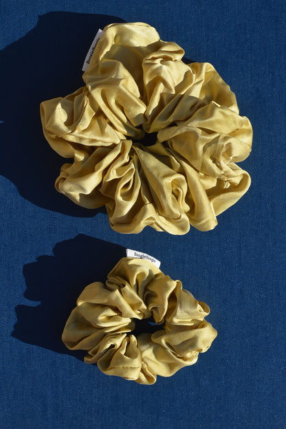 Chartreuse Yellow Lover Silk Scrunchie
