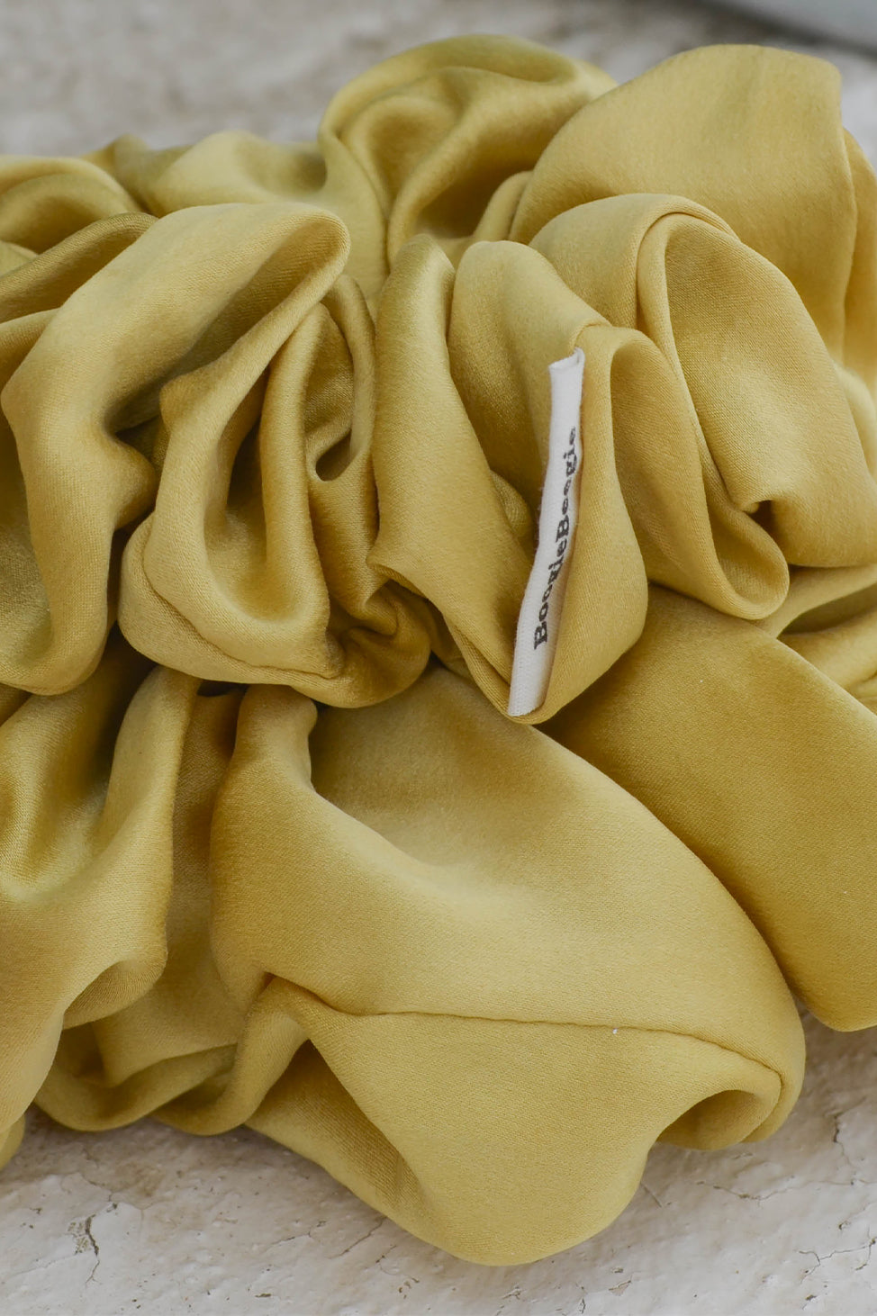 Chartreuse Yellow Lover Silk Scrunchie