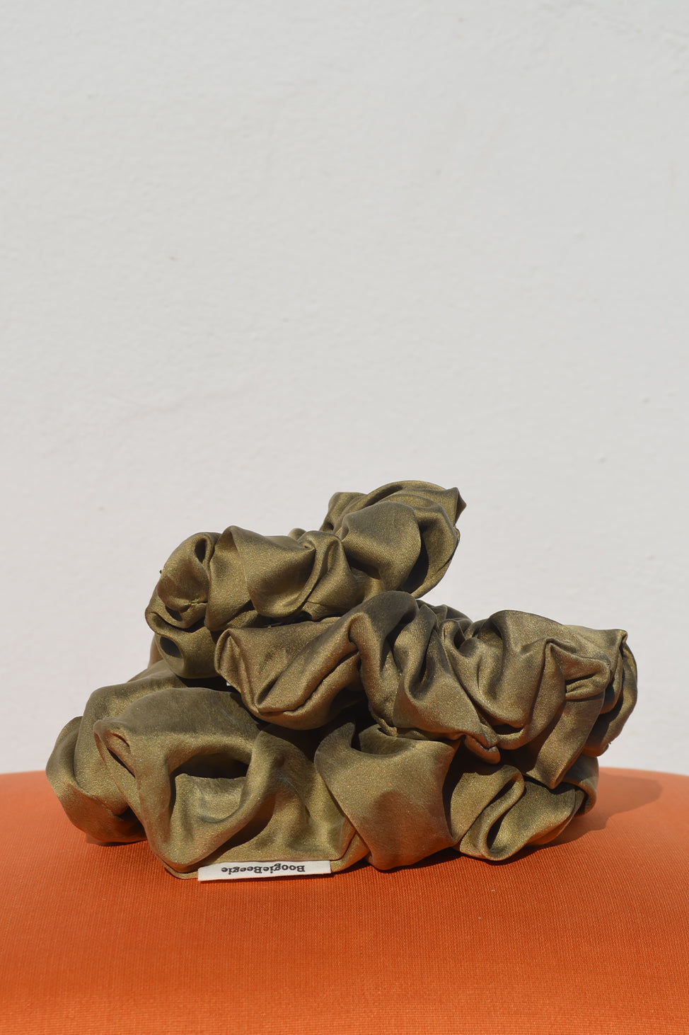 Forest Green Lover Silk Scrunchie