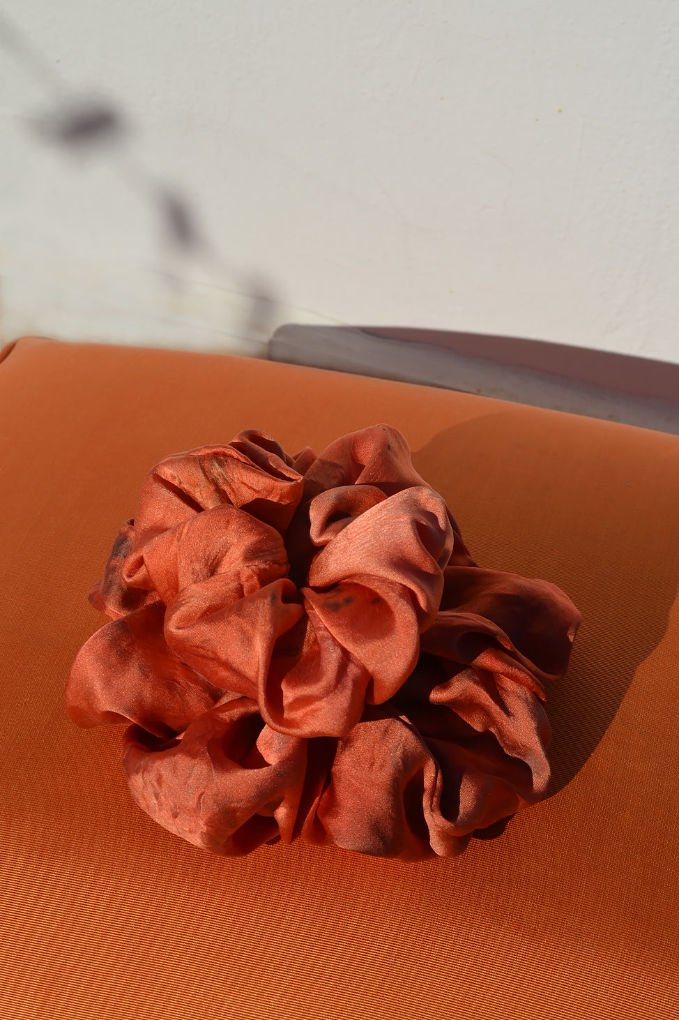 Joyful Red Lover Silk Scrunchie