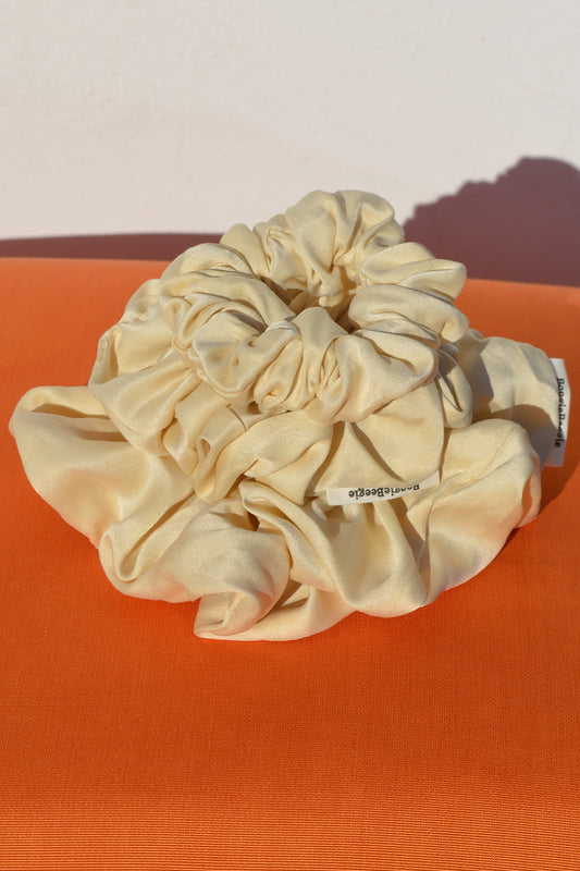 Marshmallow Lover Silk Scrunchie