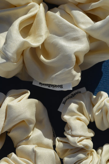 Marshmallow Lover Silk Scrunchie