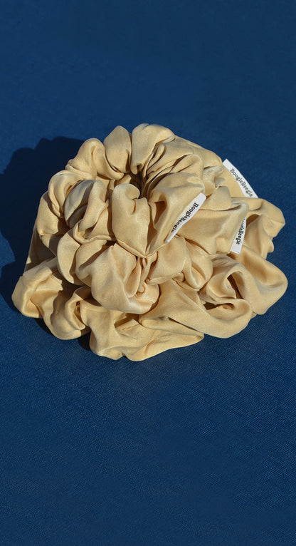 Nude Brown Lover Silk Scrunchie