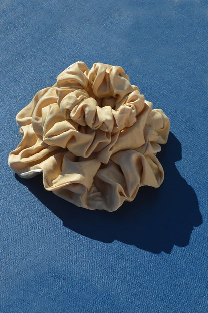 Nude Brown Lover Silk Scrunchie