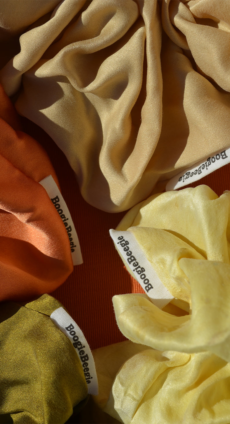 Nude Brown Lover Silk Scrunchie