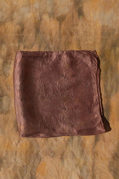 Joyful Soft Cinnamon Brown Lover Silk Scarf