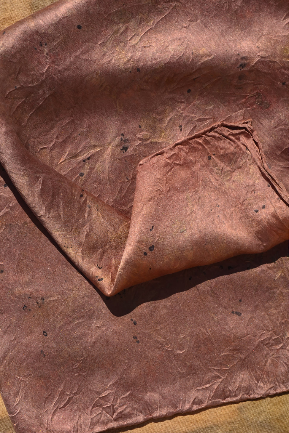 Joyful Soft Cinnamon Brown Lover Silk Scarf