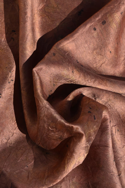 Joyful Soft Cinnamon Brown Lover Silk Scarf