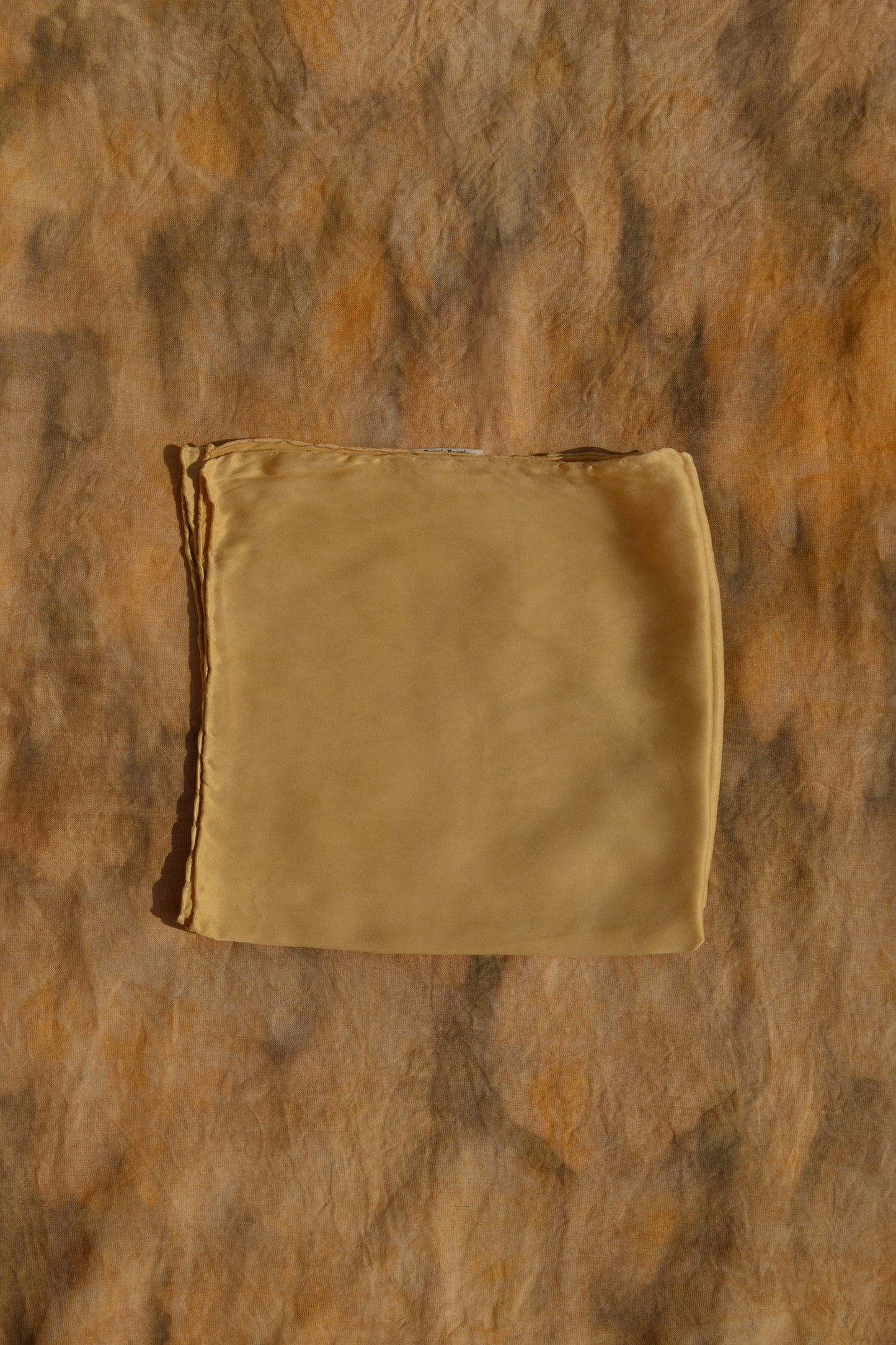 Nude Brown Lover Silk Scarf