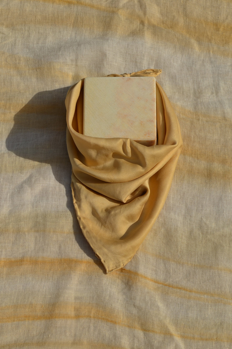 Nude Brown Lover Silk Scarf