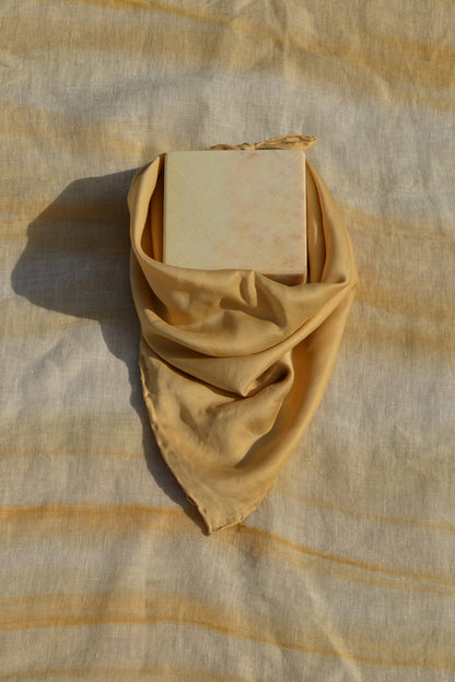 Nude Brown Lover Silk Scarf