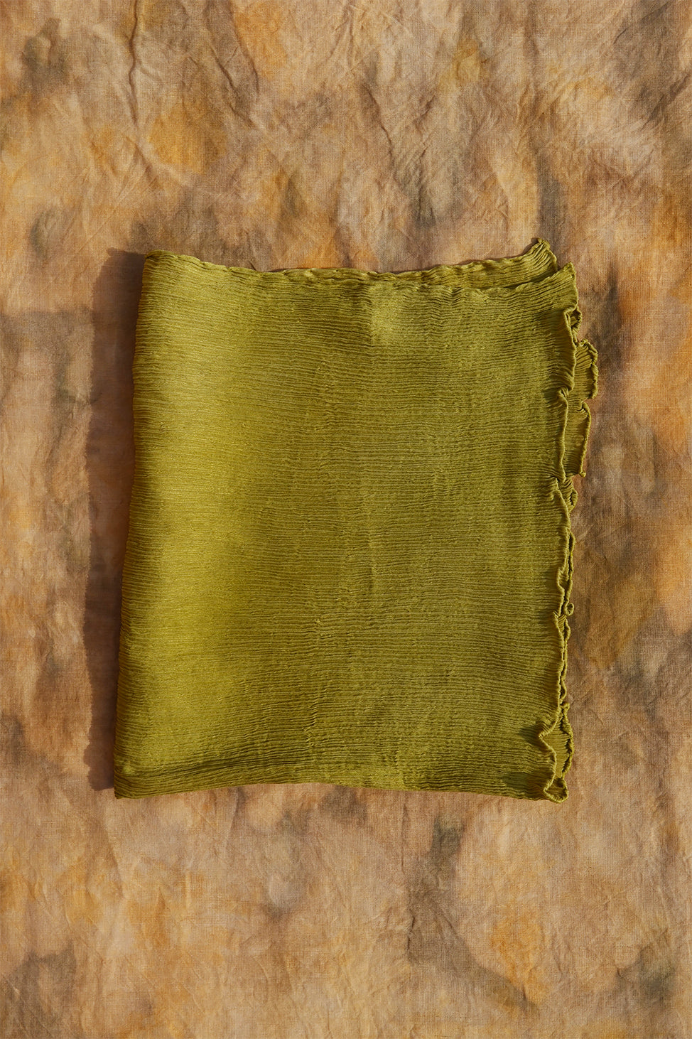 Chartreuse Flow Silk Scarf