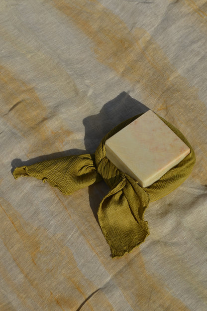 Chartreuse Flow Silk Scarf