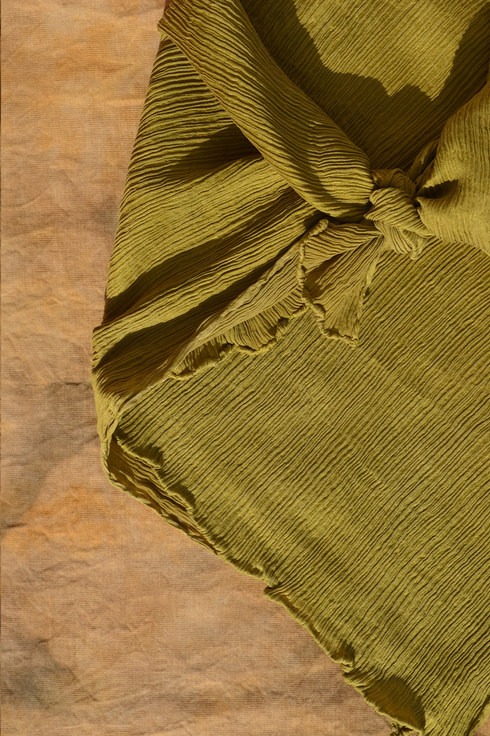 Chartreuse Flow Silk Scarf